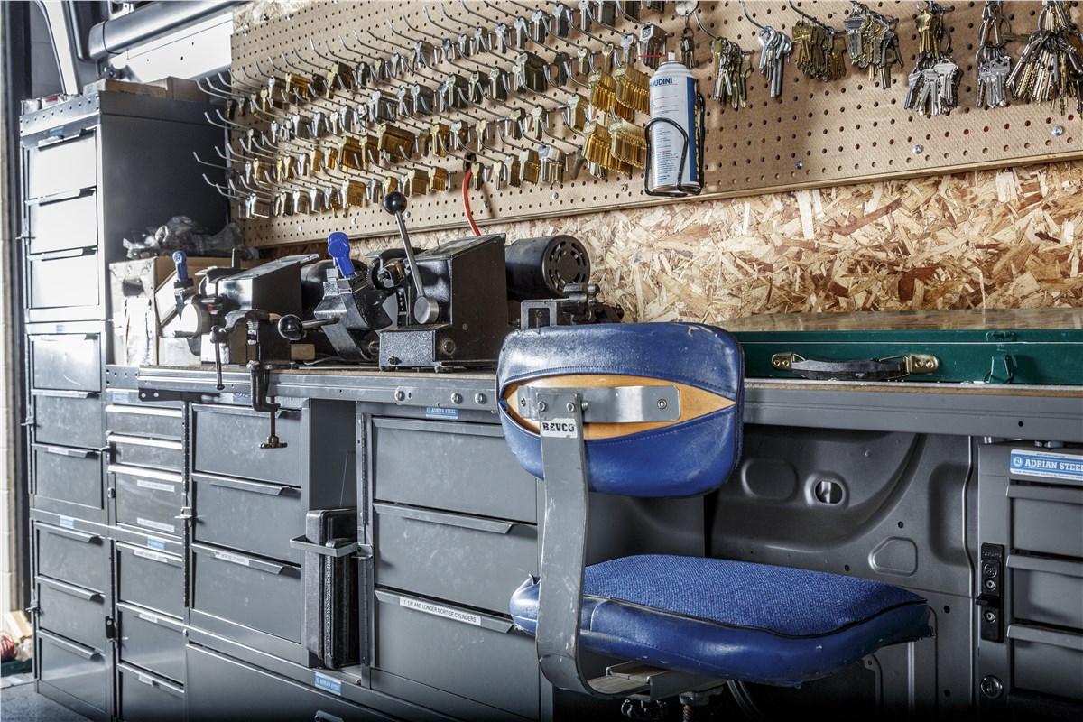 Locksmith Vehicle Upfit Work Vans Customization Advanced Work Vans