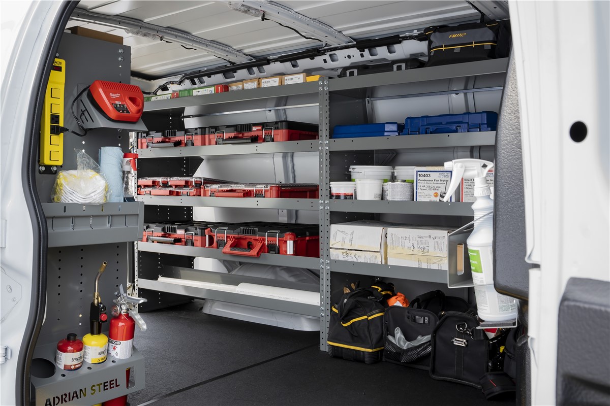 Work Van Shelving Cargo Management Advanced Work Vans
