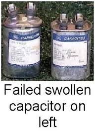 AC Run capacitor swollen