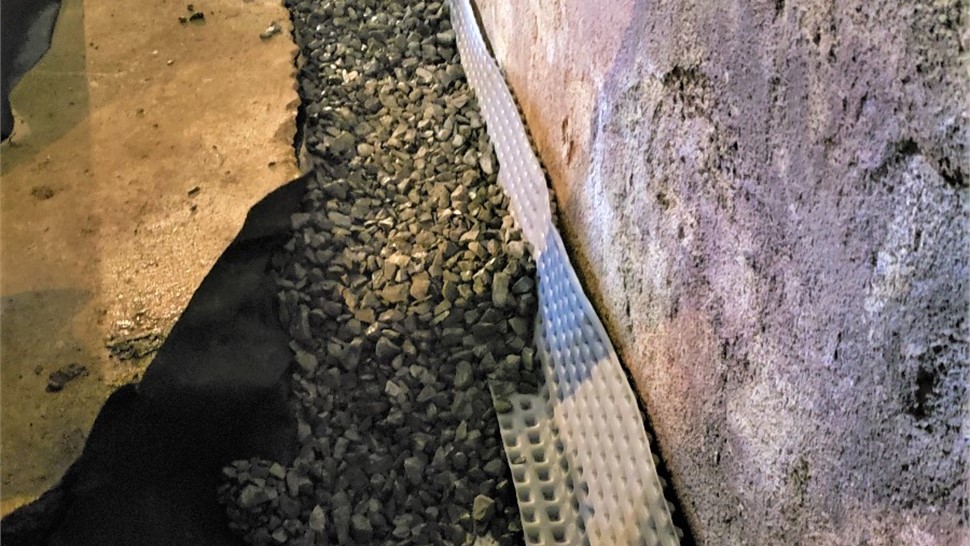 Traditional French drain System