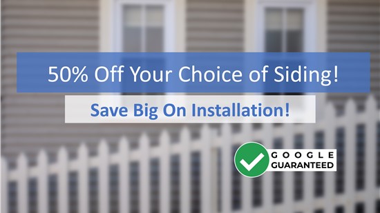 50% Off Your Siding For Your Home!