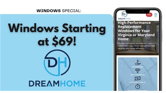 New Windows, Starting at $69/mo!
