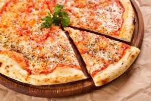 plain pizza slices