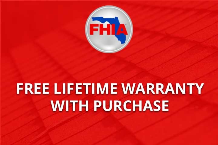 FREE LIfetime Warranty with Purchase