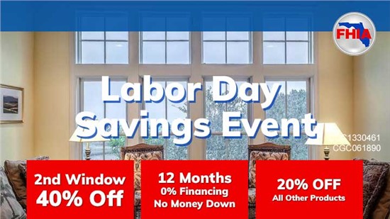 Labor Day Windows Sales Event