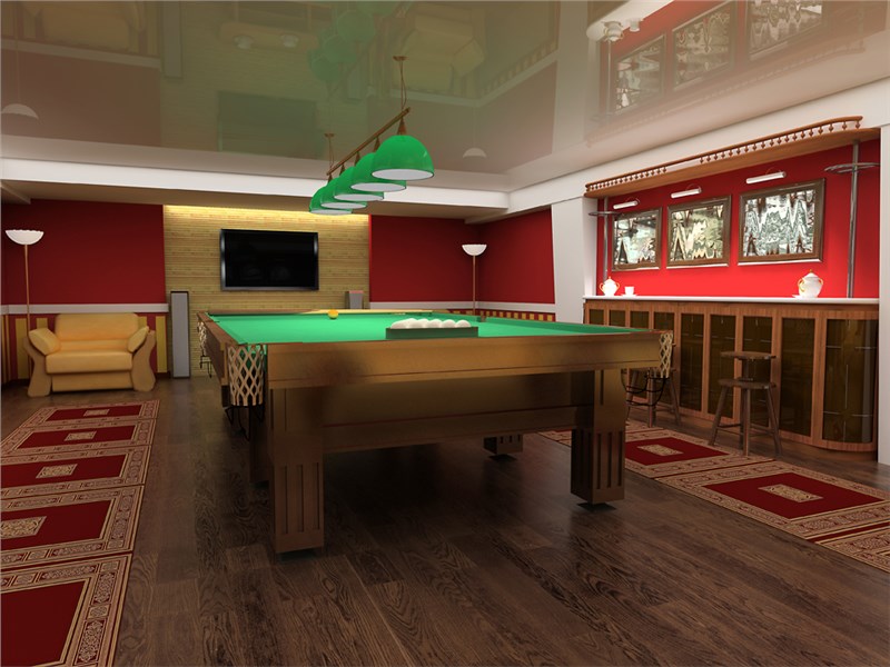 Game Room in Basement