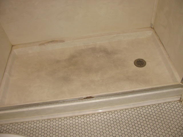 Stains can make your shower or bath look dirty no matter how many times you clean it