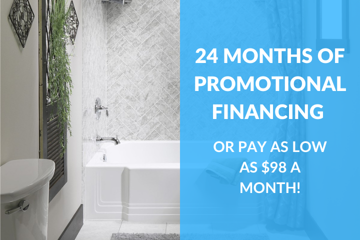 promotional financing luxury bath