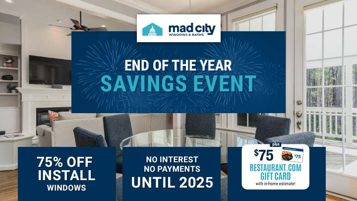 END OF THE YEAR WINDOWS SAVINGS EVENT!