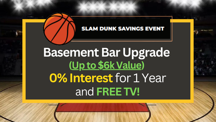Free Basement Bar Upgrade ($6000 Value!)