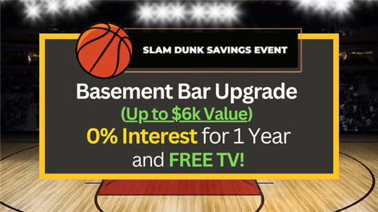 Free Basement Bar Upgrade ($6000 Value!)