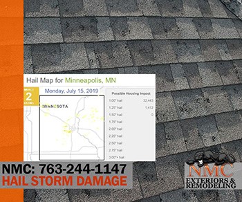 Hail damage to Roofs, Siding &amp; Exteriors