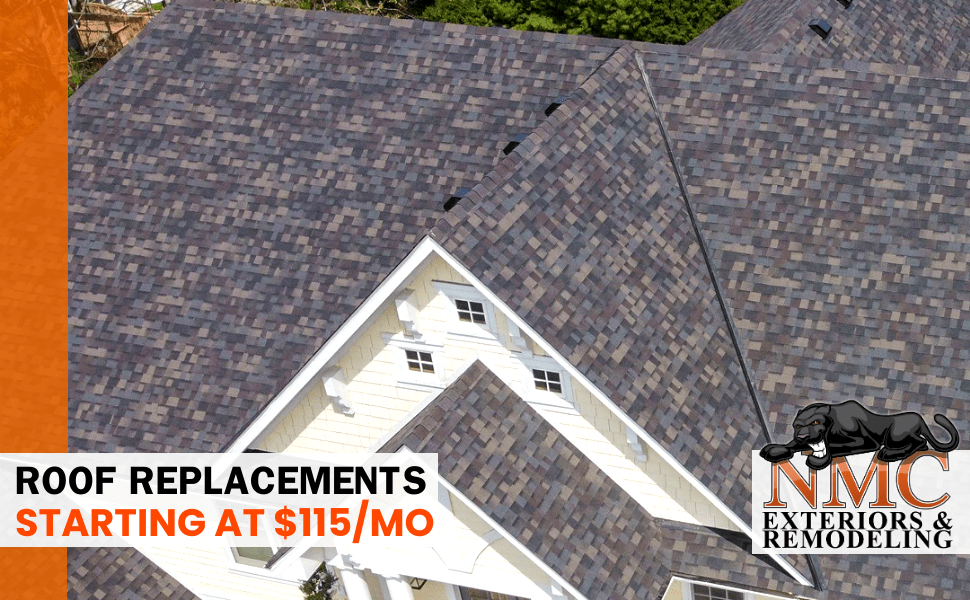 Roof Replacements Starting at $115/mo