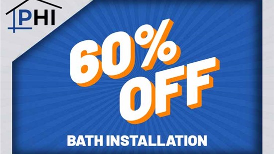 Get 60% Off Bath Installation
