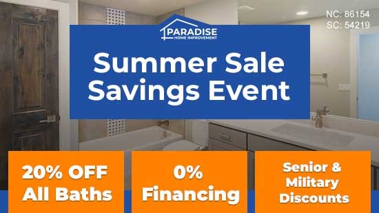 Summer Sale Baths Saving Event
