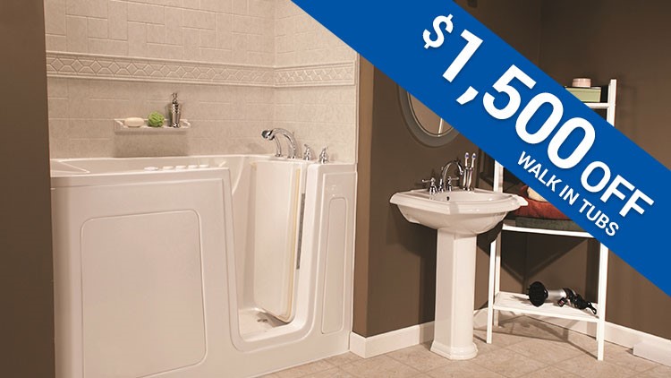 Save 1 500 On A Walk In Tub Installation Selig Construction