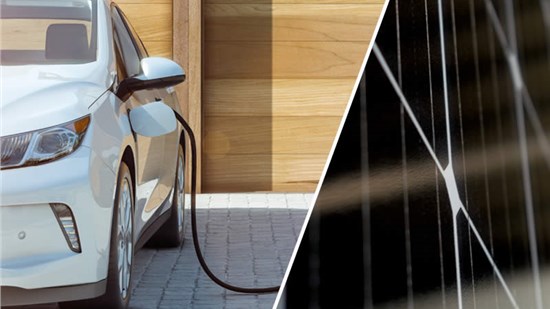 charge electric car at home with solar panels the cost