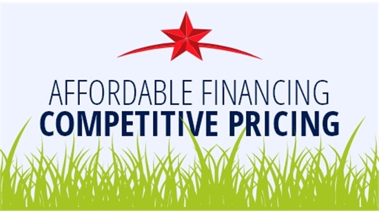 Affordable Financing and Competitive Pricing