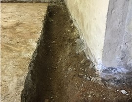 Basement Waterproofing - French Drains Photo 2